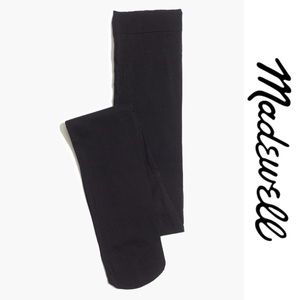 Madewell Extra Opaque Black Tights S/M